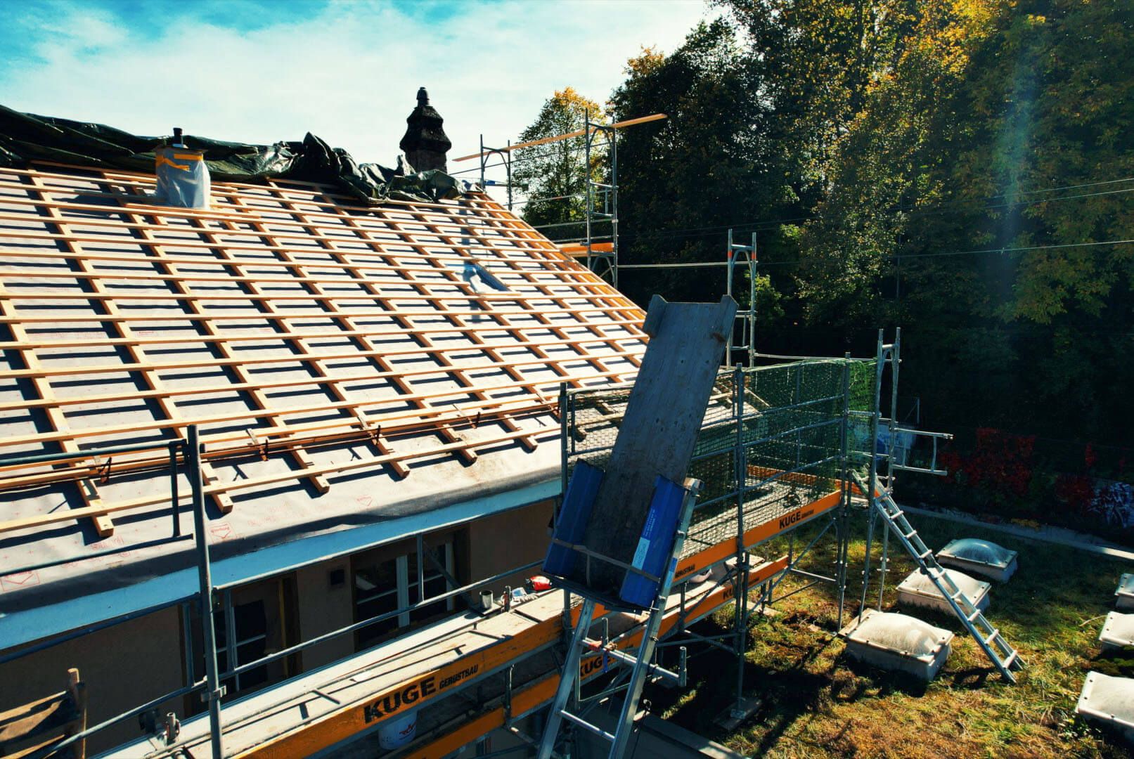 Gerüstvermietung in der Region Thun – Foto: KUGE Bau AG
