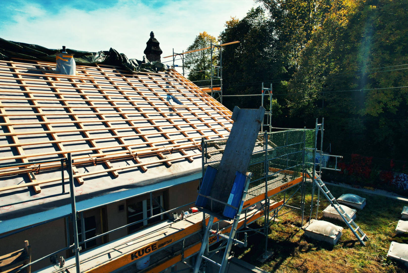 Dachgerüst Weissensteinstrasse – Foto 2 – KUGE Bau AG